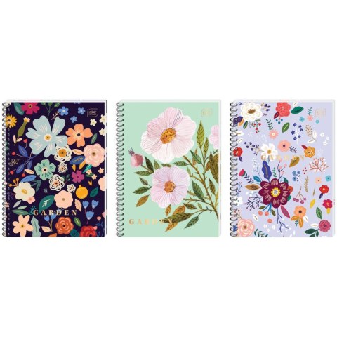 Kołozeszyt (kołonotatnik) HS GARDEN B5 100# B5 100k. 70g krata Interdruk (5902277326966)