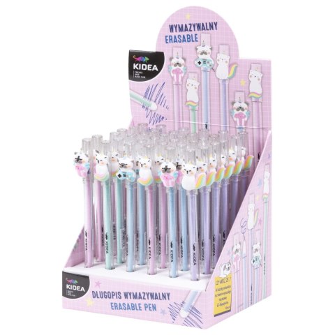 Długopis Z figurką wymazywalny wkład niebieski Kidea (DWFIKAD)