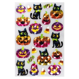 Naklejka (nalepka) Halloween, kolorowe metalizowane Arpex (HA2761)