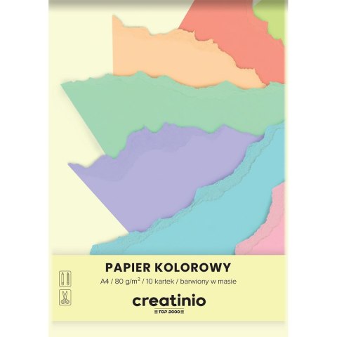 Papier kolorowy A4 Creatinio mix 100k. 80g Top 2000 (400176684)