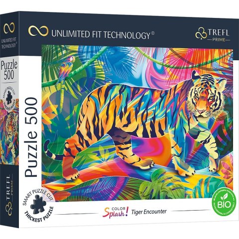Puzzle UFT Tiger Encounter 500 el. Trefl (37453)