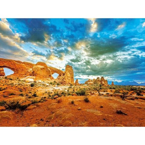 Kalendarz ścienny PODRÓŻE PO KONTYNENTACH 13-planszowe 2024 320mm x 470mm Lucrum (RW09)