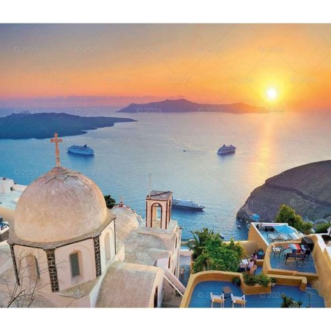 Kalendarz ścienny SŁONECZNE WAKACJE 13-planszowe 2024 320mm x 470mm Lucrum (RW08)