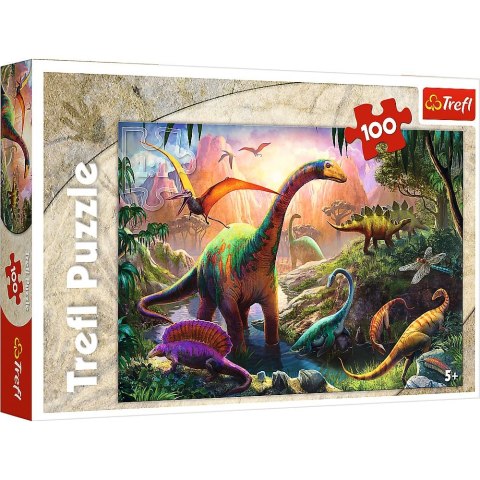 Puzzle Świat dinozaurów 100 el. Trefl (16277)