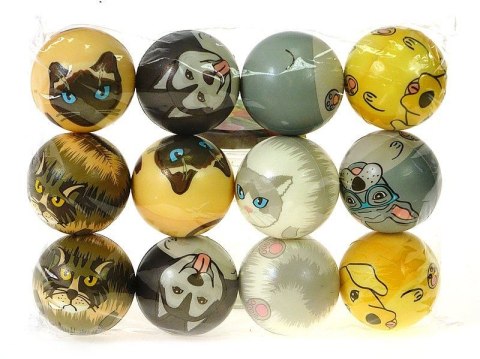 Piłeczka 6,3cm mix, 12szt./op. Adar (585287)