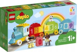 Klocki konstrukcyjne Duplo pociąg z cyferkami - nauka liczenia Lego (10954)