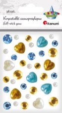 Kryształki Craft-Fun Series 34 szt mix Titanum (23mH0348)