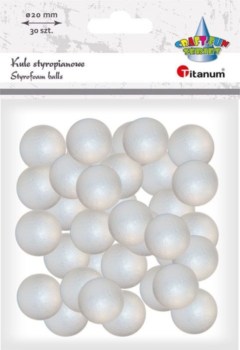 Ozdoba styropianowa Craft-Fun Series kule Titanum (283007)