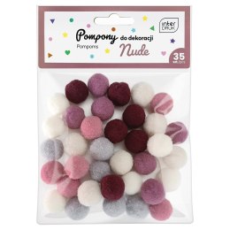 Pompony NUDE 5902277337245 mix 36 szt Interdruk (35szt)