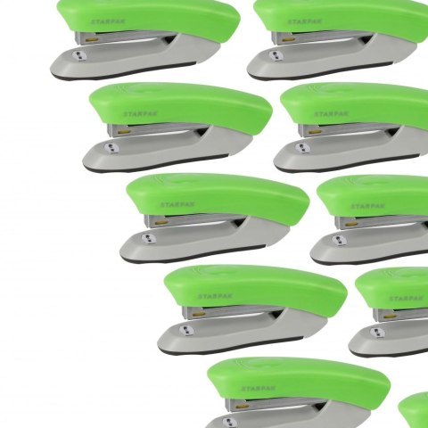 Zszywacz zielony metaliczny 12k (521072) Starpak