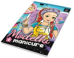 Książeczka edukacyjna Aksjomat Modelki i manicure. Z naklejkami