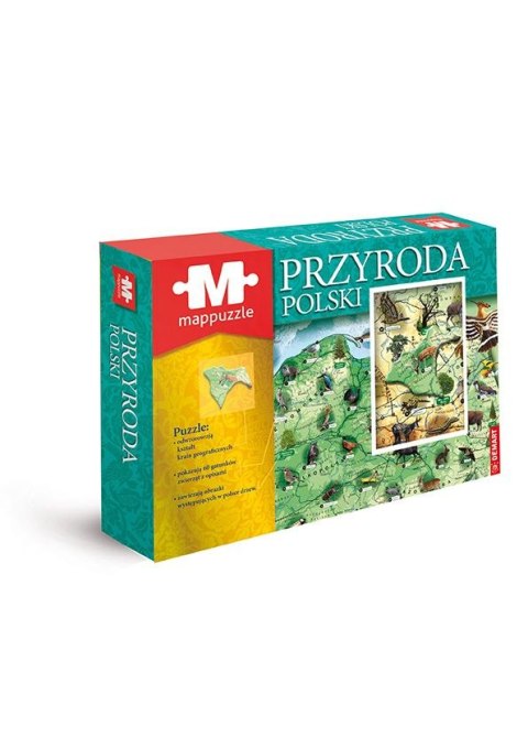Puzzle MAPPUZZLE PRZYRODA POLSKI Demart