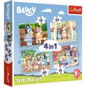 Puzzle Bluey Bluey i jego świat 4w1 el. Trefl (34637)