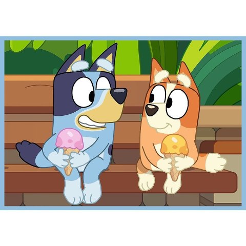 Puzzle Bluey Bluey i jego świat 4w1 el. Trefl (34637)