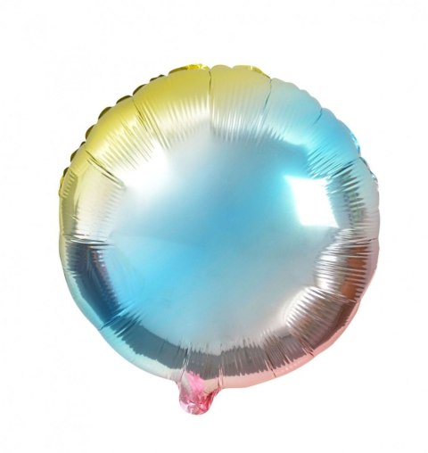 Balon foliowy tęczowy okrągły Arpex (BLF3775OKR-5719)