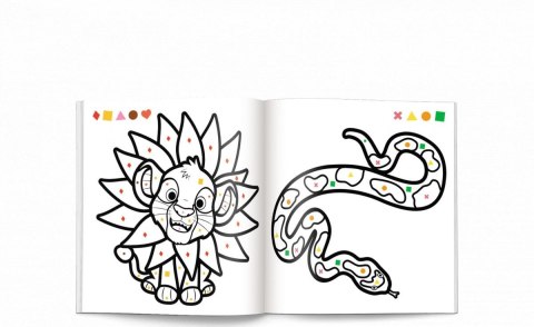 Książka dla dzieci DISNEY MALUCH. KOLORUJ WEDŁUG KODU Ameet (COLO 9202)