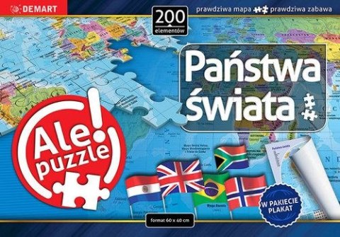 Puzzle Państwa Europy 200 el. Demart