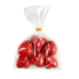 Świeczka ozdobna pływająca serca 6szt. Arpex (DS7910)