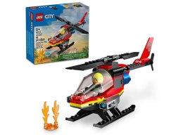 Klocki konstrukcyjne City Strażacki helikopter ratunkowy Lego (60411)