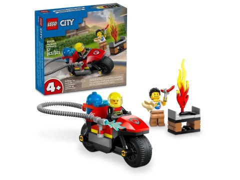 Klocki konstrukcyjne Lego City Strażacki motocykl ratunkowy (60410)