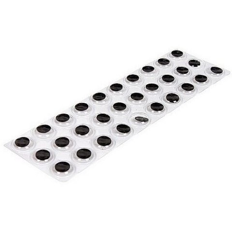 Oczka samoprzylepne 12 mm 30 szt Craft with Fun (290112)