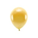 Balon gumowy Partydeco Metalizowane Eco Balloons złoty 260mm (ECO26M-019)