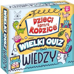 Gra karciana Kangur Dzieci kontra rodzice Wielki quiz wiedzy