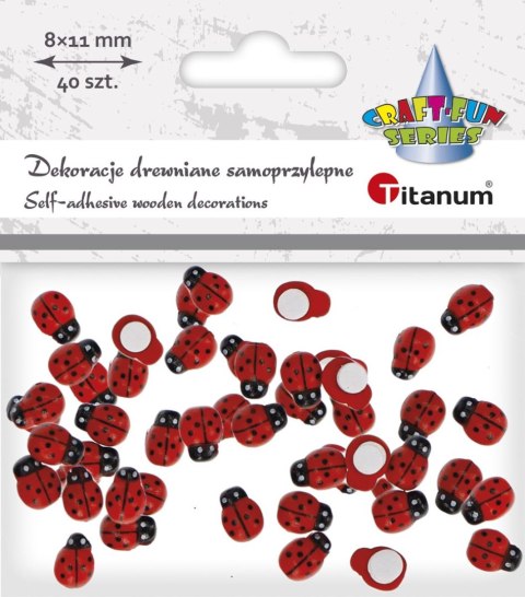 Ozdoba drewniana Craft-Fun Series biedronki Titanum (WDC640)