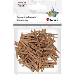 Ozdoba drewniana Craft-Fun Series klamerki Titanum (EB108)