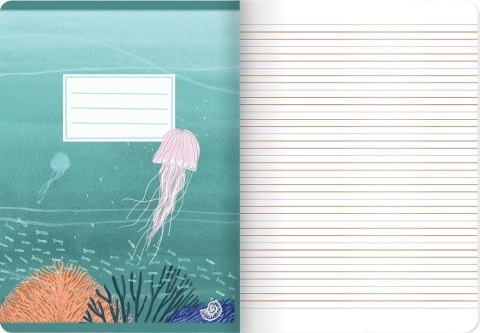 Zeszyt OCEAN A5 16k. 70g podwójna linia kolor Top 2000 (400182342)