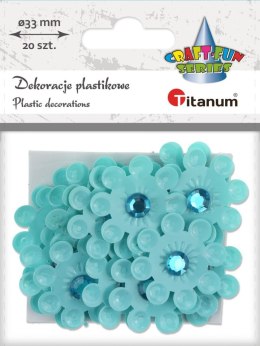 Kwiaty Craft-Fun Series samoprzylepne Titanum (2324043-blue)