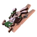 Ozdoba drewniana Craft-Fun Series klamerki króliki z koszykiem Titanum (2324040)