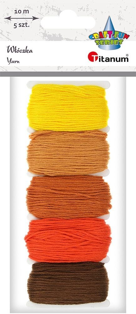 Włóczka Craft-Fun Series Mulina 5 kol. Titanum (2324051-3)