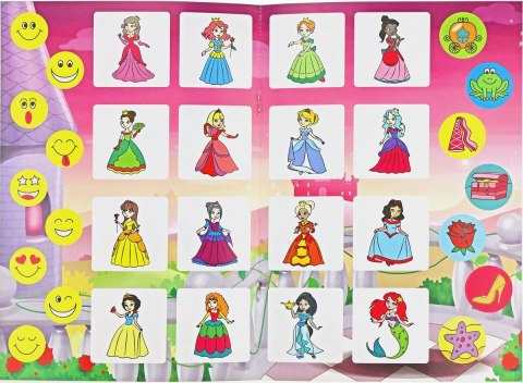 Książeczka edukacyjna Moja kolorowanka z naklejkami. Księżniczki Niko