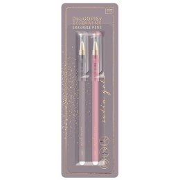 Długopis Satin Gold 2 szt 5902277318824 wkład niebieski Interdruk