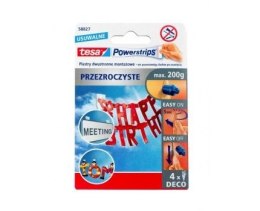 Plaster samoprzylepny Tesa powerstrips przezroczyste (58827-00000-00 TS)