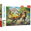 Puzzle Trefl walczące tyranozaury 160 el. (15360)