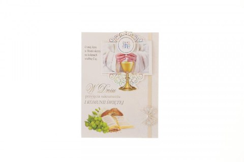 Kartka składana B6 Komunia Top Graphic (BOGH)