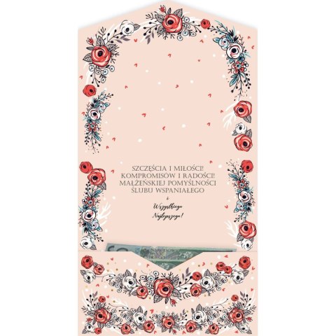 Kartka składana kw KARNET KW KOPERTA SLUB SŁOWIKI Henry (5905701482979)