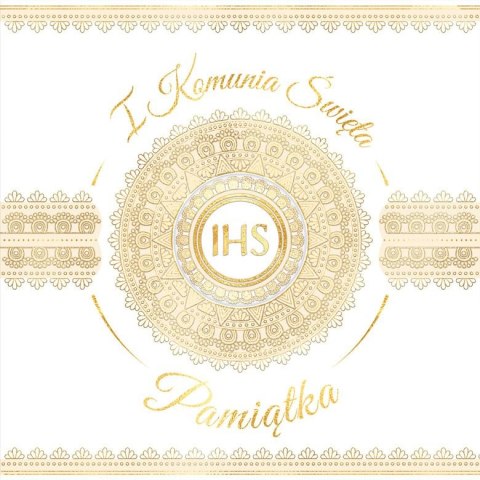 Kartka składana kw KARNET KW WZ KOMUNIA HOSTIA Henry (5905701482191)