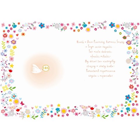 Kartka składana A5 Karnet A5 KOMUNIA DOM BOżY Henry (5905701482665)