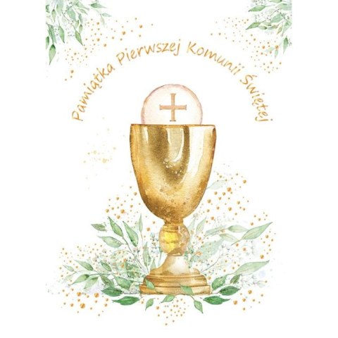 Kartka składana A5 Karnet A5 KOMUNIA EUCHARYSTIA Henry (5905701482658)