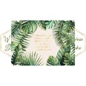 Kartka składana A5 Karnet A5 SLUB ROZ MONSTERA Henry (5907465669061)