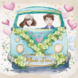 Kartka składana kw KARNET KW BWZ SLUB OGÓREK Henry