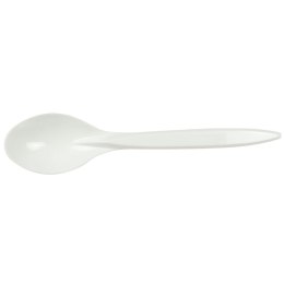 Łyżka wielokrotnego użytku wielorazowa - biała 8 szt Arpex (KW0710)