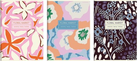 Zeszyt FLORADELIC B5 80k. 70g krata Top 2000 (400183842)