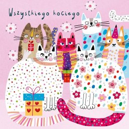 Kartka składana kw KARNET KW KOTKI Henry (5907465668590)