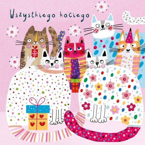 Kartka składana kw KARNET KW KOTKI Henry (5907465668590)