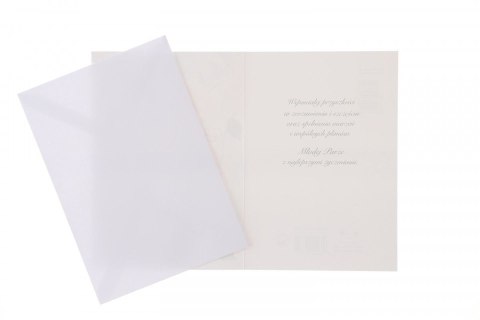 Kartka składana ŚLUB Extra B6 Pol-mak (b6x)