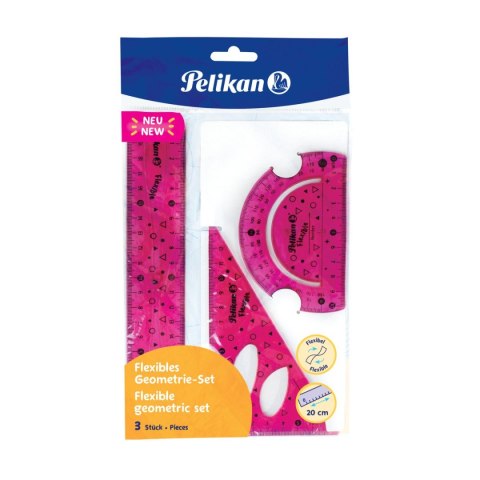 Komplet geometryczny elastyczny 700917 3 el. Pelikan (300001198)